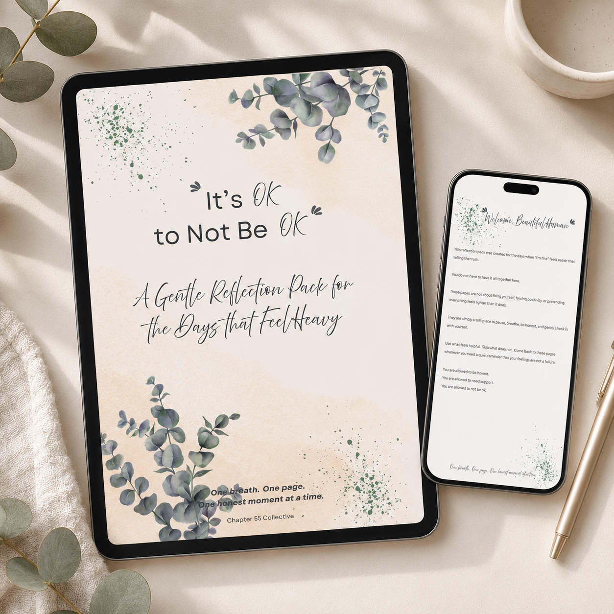 It’s OK to Not Be OK Reflection Pack