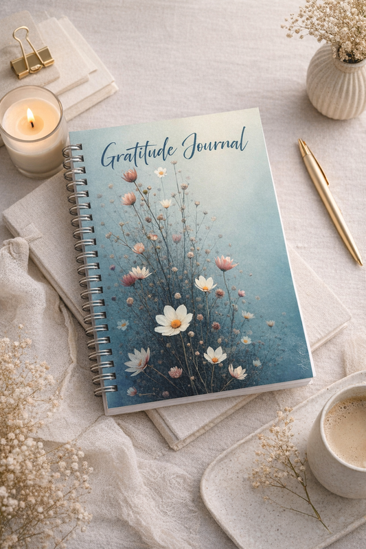 30 Days of Gratitude: A Printable Guided Gratitude Journal for Reflection & Mindset