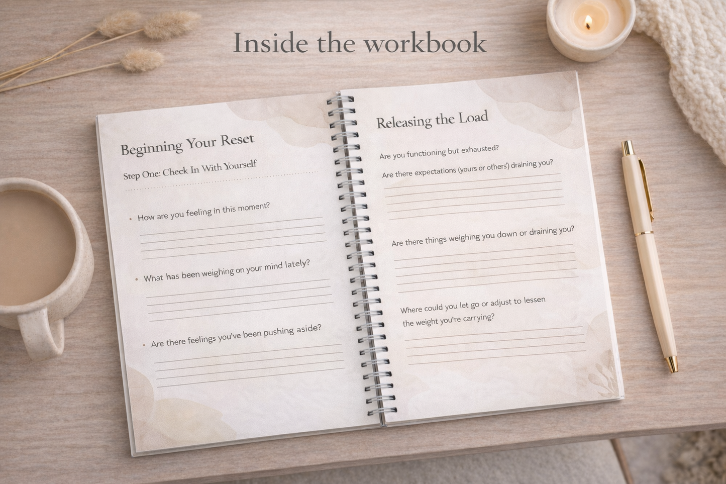 The High-Functioning Reset™ - A Printable Workbook for Women Carrying Too Much